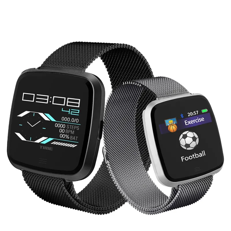 2018 피트니스 시계 스마트 팔찌 심박수 방수 smartwatch 여성 시계 보수계 알람 시계 스마트 시계 남성