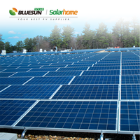 Panneau solaire poly 250w 260w 270w 280w 290w 300w Panneau solaire PV Array 24v 60 cellules 5bb Module PV 290W pour usage commercial