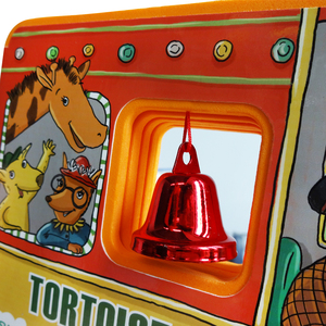 Libro morbido per bambini Esummi in EVA con campanello, libro giocattolo in schiuma EVA a forma di auto con divertenti storie di animali - Product Image 4