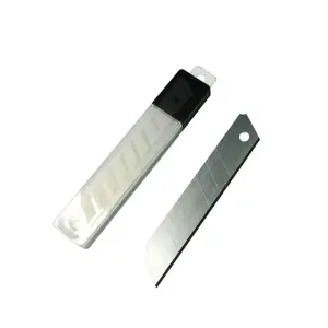 Oficina de acero al carbono estándar de utilidad 18mm hoja de cuchillo