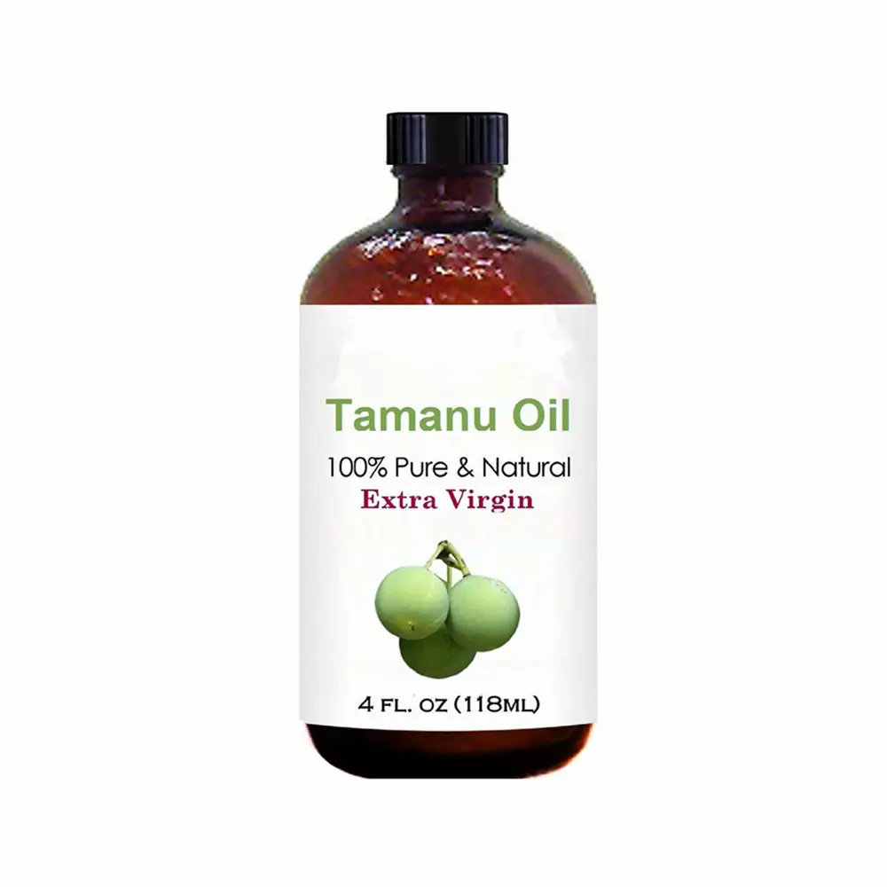 100% Organische Acne Behandeling Pure Tamanu Gezicht En Lichaam Olie Voor Cosmetica