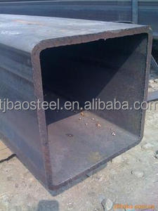 Free shipping black carbon shs and rhs steel pipeline 80*40'<span class=keywords><strong>s</strong></span> rhs hollow steel tube section - Product Image 4