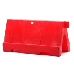 Red Có Thể Gập Lại Nhựa Kiểm Soát Đám Đông Rào Cản Đường Sụp Đổ Hàng Rào Cho Nhiệm Vụ Nặng Nề - Product Image 2