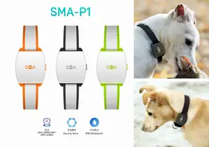 SIMカード付き犬追跡デバイス防水IP68Bluetooth smsフィットネスアクティビティGPSペットトラッカー