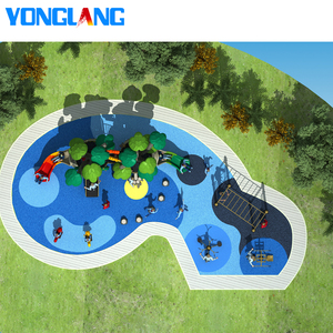 Aire de jeux pour enfants Équipement d'amusement extérieur de style forêt pour jardin - Product Image 3