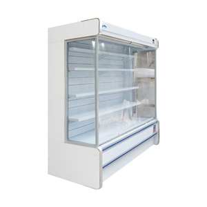 Refrigerador Comercial Vertical con Ventilador, Refrigerador de Exhibición Abierto con Control Remoto - Product Image 1