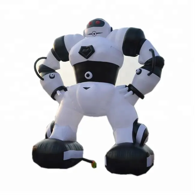 10m Giant customized inflatable robot model/ inflatable cartoon robot/inflatable robot man for advertising
