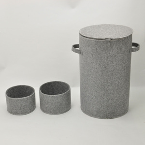 Meilleures ventes Produits Panier de rangement gris en feutre 2 - Product Image 6