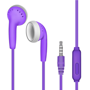 Accessorio Mobile di buona qualità 3.5mm auricolari piatti Mega bassi con cuffia vocale - Product Image 2