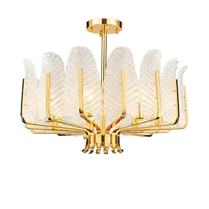 豪华的丙烯酸水晶枝形吊灯为酒店俱乐部的中央装饰