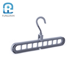 Multiporta Porta Panno Appendiabiti Cremagliera Vestiti Grucce Dei Vestiti di Essiccazione Cremagliera Sciarpa Gancio di Plastica Rack di Stoccaggio Per Appendere - Product Image 2