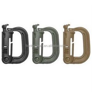Moschettone a D in Plastica ad Alta Resistenza per Escursionismo, Gancio per Zaino, Attrezzo Tattico EDC per Esterni - Product Image 1