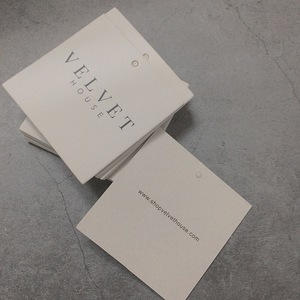 Terlaris Kualitas Terbaik Label Gantung Kertas Biji, Pakaian Kertas Mewah Ramah Lingkungan dengan Logo, Tag Gantung Garmen - Product Image 6