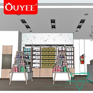 Design Moderno per Farmacia, Bancone in <span class=keywords><strong>Legno</strong></span> per Negozio di Articoli Medici, Design d'Interni - Product Image 6