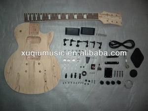 sin terminar de bricolaje lp kits de guitarra eléctrica - Product Image 1