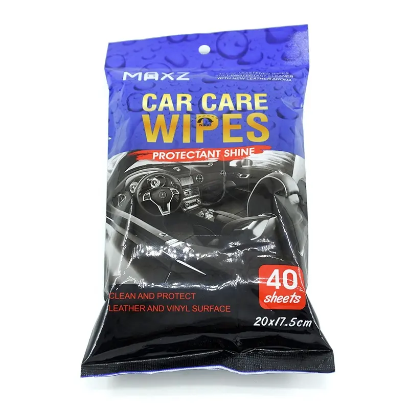 Hot Verkoop Automotive Plastic Verpakking Handig Auto Nat Weefsels Persoonlijke Reiniging Auto Natte Doekjes