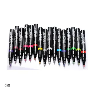 2021 strongly Recommend New 16 colors Polish Painting Design Tool Nail Art Pen nail polish pen private label quick dry pen nail