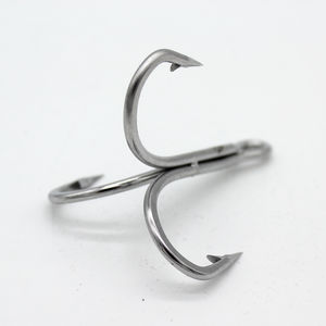 Hameçons de grande taille, ultra résistants, hameçons triples pour requins et thons, hameçons de pêche en acier inoxydable à barbelures pour la pêche en <span class=keywords><strong>mer</strong></span> - Product Image 5