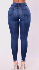 OEM Custom Ladies' <strong>Short</strong> <strong>Women's</strong> Essentials Ripped Mid Rise Destroyed Skinny Pants Denim Fabric <strong>Jeans</strong> <strong>Womens</strong> <strong>Jeans</strong> Skinny Ripped - Product Image 4