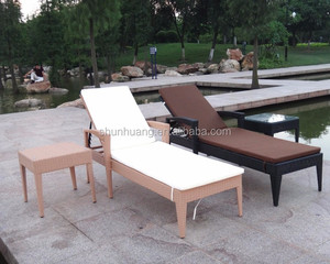 <span class=keywords><strong>Lit</strong></span> double extérieur chaise longue villa avec parasol meubles de piscine salon de soleil - Product Image 5