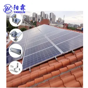 Özelleştirilmiş pv paneli yüklemek güneş çatı GÜNEŞ PANELI montaj braketleri raf sistemi