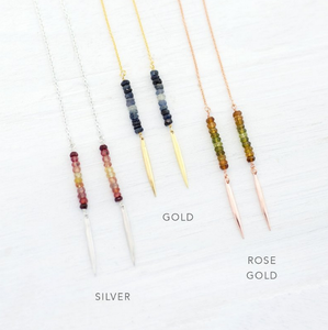 <span class=keywords><strong>Orecchini</strong></span> con infilatore in <span class=keywords><strong>argento</strong></span> Sterling 925 con <span class=keywords><strong>acquamarina</strong></span> naturale minimalista marzo Birthstone - Product Image 3