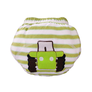 Fabbrica OEM carino modello a prova di perdite riutilizzabile cotone bambino neonato vasino pantaloni pannolino per bambino - Product Image 6