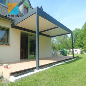 Impermeable de lujo al aire libre motorizada <span class=keywords><strong>toldo</strong></span> de aluminio <span class=keywords><strong>para</strong></span> balcón - Product Image 4