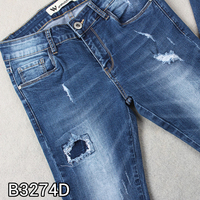 High Quality Cotton Warp Slub Denim Fabric for Jeans