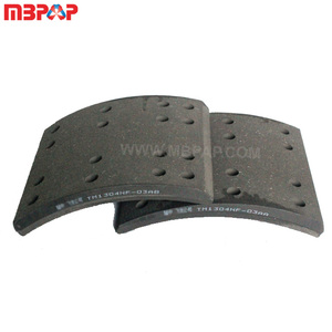 ผ้าเบรกแบบไม่มีใยหิน WVA 19068 4515 4707 4709 4551 <span class=keywords><strong>VL88</strong></span> BC36 BC37 อะไหล่รถบรรทุก - Product Image 6