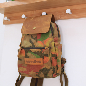 CHANGRONG personalizzato personalizzato nuovo Design Vintage Mini donna zaino borsa con patta in pelle - Product Image 5
