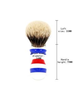 <span class=keywords><strong>Yaqi</strong></span> nouveau barbier pôle Style 24mm deux bandes <span class=keywords><strong>blaireau</strong></span> noeud <span class=keywords><strong>blaireau</strong></span> sans frais de port - Product Image 5