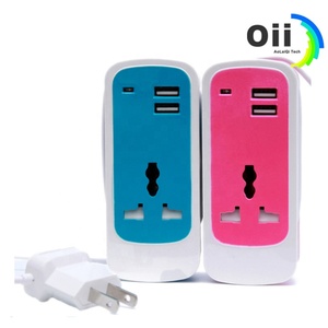 2 cổng <span class=keywords><strong>USB</strong></span> tường sạc thông minh Power Strip US/UK/EU cắm máy tính để bàn điện mở rộng ổ cắm - Product Image 3