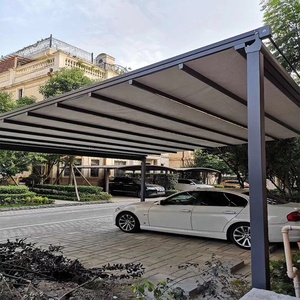 Plegable impermeable toldo retráctil luz LED pérgola para terraza - Product Image 6