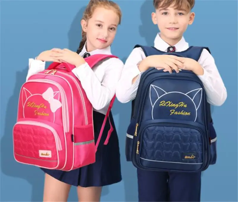 Pabrik Penjualan Langsung Nilon Tas Ransel Sekolah Normal Tas Desain Baru