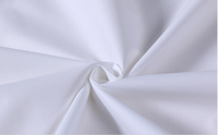 Tissu de drap de lit 100% coton, tissé, blanchi, uni blanc, 200TC, 40*40, 110*90, 120 pouces extra large, pour la literie et les textiles de maison
