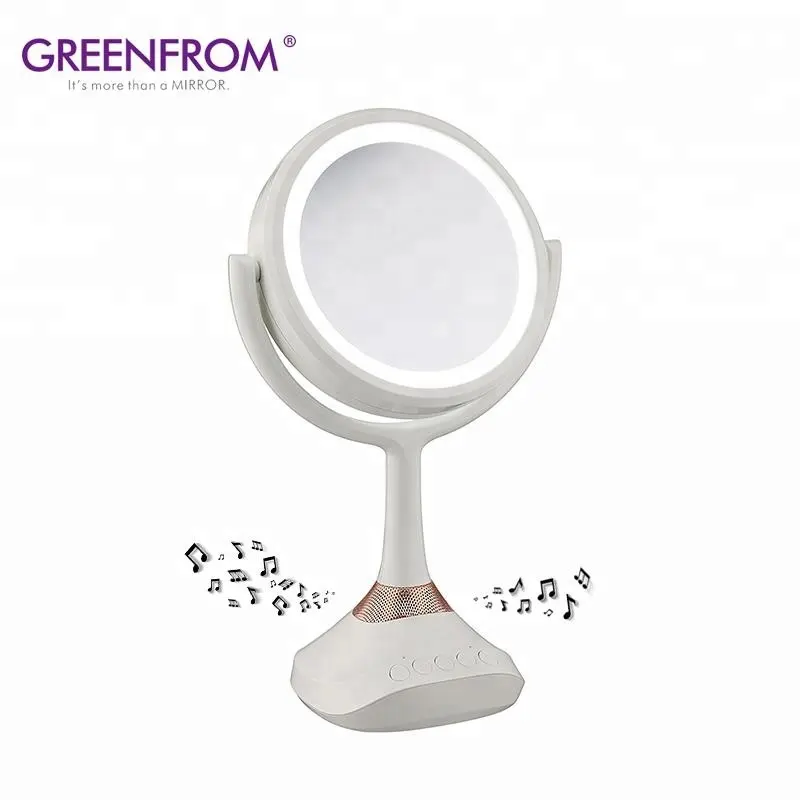 Multi-Media Smart LED Lighted Musical Makeup Mirror With Speaker