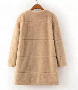 Popolare cappotto di pelliccia di pelliccia di volpe lunga e <span class=keywords><strong>Beige</strong></span> colmo bianco 3xl per grossista da donna - Product Image 6