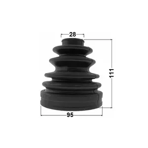 Car Parts Rubber 04428-35010 Drive Shaft Boot