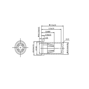 ID: 1,5 * H: 5,75mm <span class=keywords><strong>género</strong></span> <span class=keywords><strong>masculino</strong></span> y PCB aplicación máquina CNC pin conector - Product Image 5