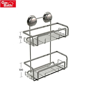 Heavy Duty Space Saver doccia Caddy <span class=keywords><strong>Shampoo</strong></span> Holder aspirazione montaggio a parete <span class=keywords><strong>mensola</strong></span> del bagno - Product Image 1