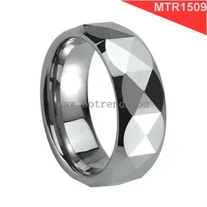 Cincin Tungsten Carbide, Cincin Wolfram, Potongan Berlian Tungsten Modis