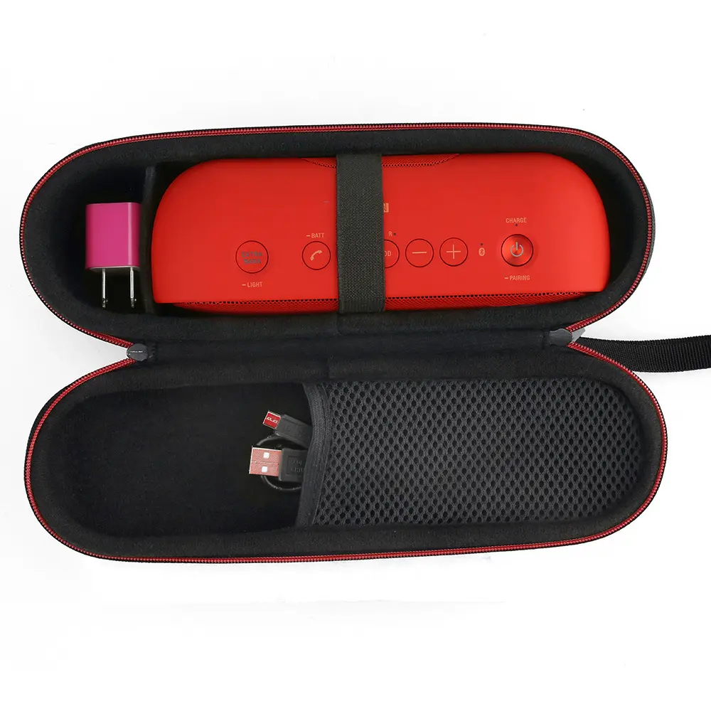 닥터 드레 비트 알약 + 알약 플러스 무선 스피커 케이스 여행용 휴대용 보관 가방. USB 케이블 및 벽면 충전기에 적합