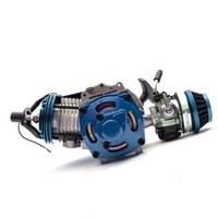 Samger — MINI-moto de poche à 2 temps, 49cc, haute PERFORMANCE, pour MINI-vélo, ATV, Scooter, bleu
