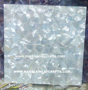 Azulejos de nácar blanco para el artículo decorativo de la cocina del hogar - Product Image 1