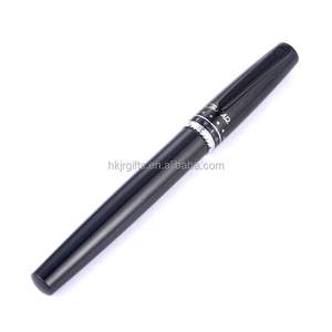 Stylo à bille en métal au design élégant, collection de luxe avec écriture fluide, revêtement rhodié, encre bleue/noire - Product Image 2