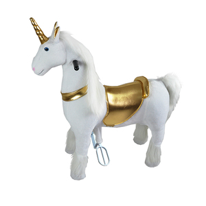 Caballo Mecánico de Peluche <span class=keywords><strong>para</strong></span> <span class=keywords><strong>Niños</strong></span>, Juguete de Unicornio <span class=keywords><strong>para</strong></span> Montar - Product Image 3