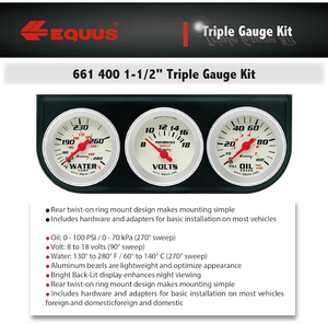 1-1/2&quot; <strong>Engine</strong> Oil Pressure Voltmeter Water <strong>Temperature</strong> Gauge <strong>Sensor</strong> for Motorcycle - Product Image 2