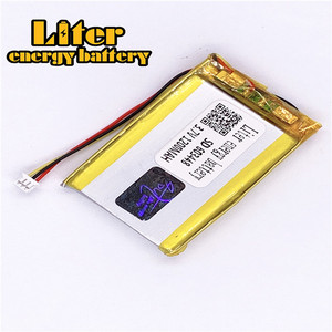 Socket 1.25-3 P 3.7 V 603448 1200 mah lipo battery Rechargeable solar li ion polymer lithium battery with PCM - Product Image 1
