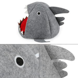 China pet food cat condo shark design cat cave with underblanket electric detachable - Product Image 5